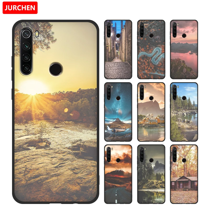 JURCHEN чехол для телефона Xiaomi Redmi Note 8 модный силиконовый мягкий Xiomi Note8