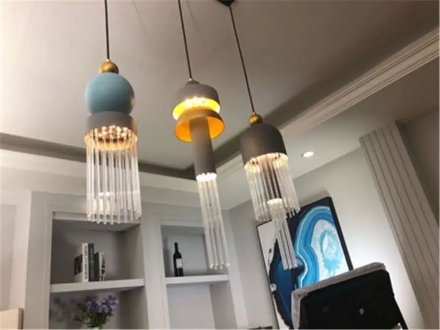 Скандинавский итальянский дизайн с кисточками роскошные подвесные светильники для гостиной магазин одежды вилла подвесной светильник светодиодный подвесной светильник