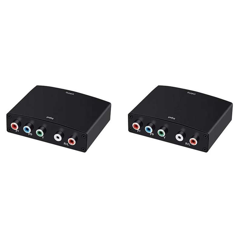 YPbPr к HDMI адаптеру 5RCA RGB L/R 1080P для DVD PSP HDTV|Адаптеры Type-C| |