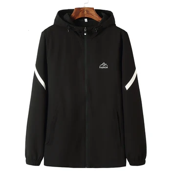 

2019 New men jacket hooded Jackets Plus Size 10XL 9XL 8XL 7XL men Windbreaker Casual Coat for Male Outerwear Streetwear jacket