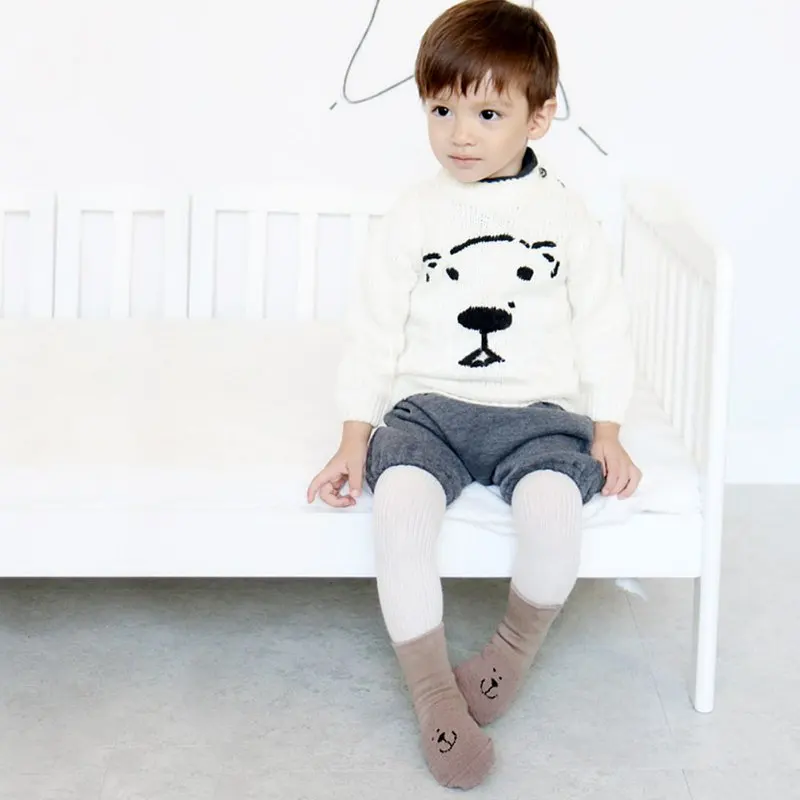 Non-slip Baby Socks New Autumn Winter Coral Fleece Socks Animals Printed Thicken Warm Toddler Boy Girls Floor Socks Infant Sock
