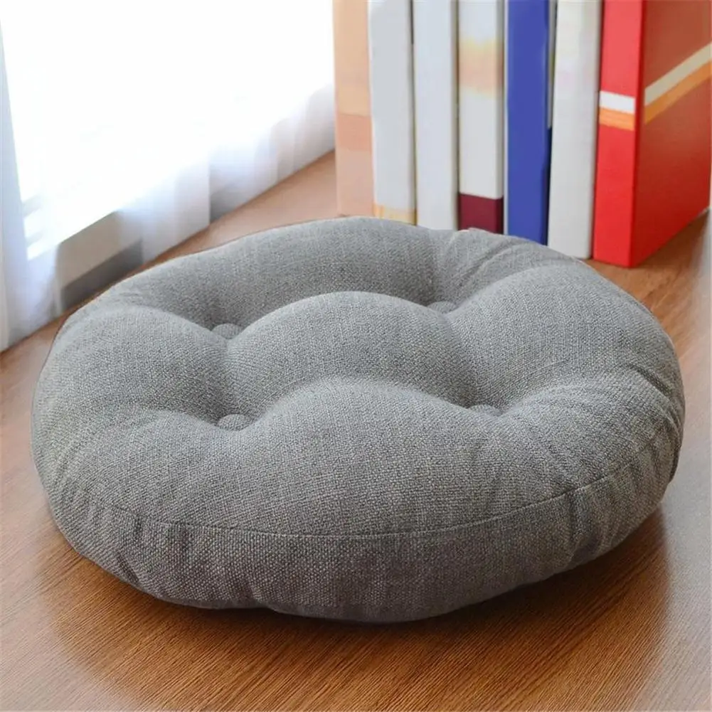 Gray Home Seat Cushion Pad Winter Office Bar Chair Back Seat Cushions Sofa Pillow Buttocks Chair Cushion 40x40cm Chair Cushion - Цвет: Gray