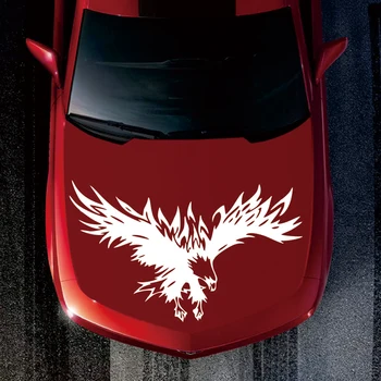 

Universal Tribal Eagle Pattern Car Stickers Reflective Truck Suv Hood Decals Cool Design Car Accessories