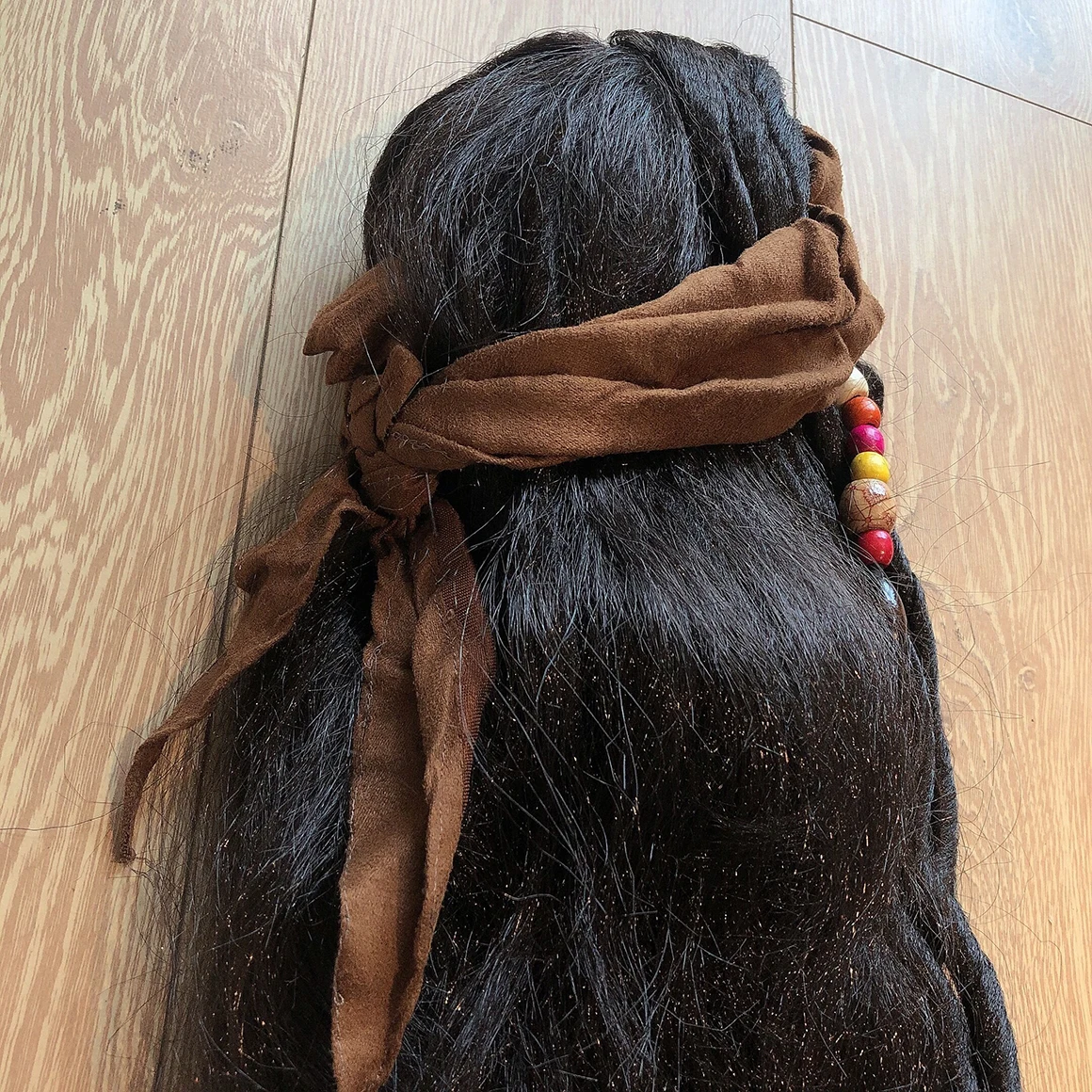 Halloween Costume for Men Women Adult Pirate Captain Jack Sparrow Wigs Hat Beard Christmas Cosplay Party Face Accessories