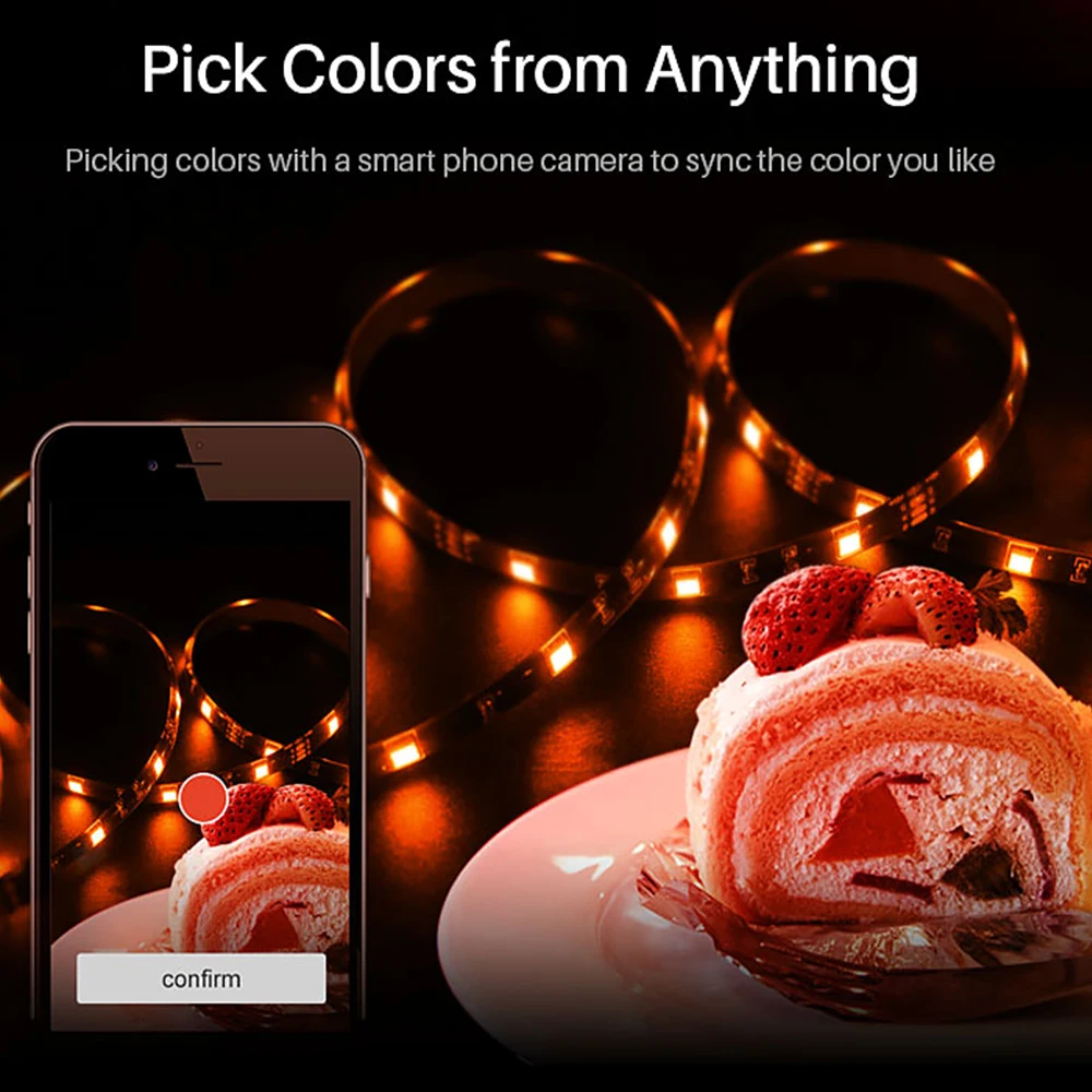 SONOFF L1 Smart LED Light 2/5M Waterproof Dimmable Voice Control High Felxibility RGB Strip Lights Work With Alexa Google Home