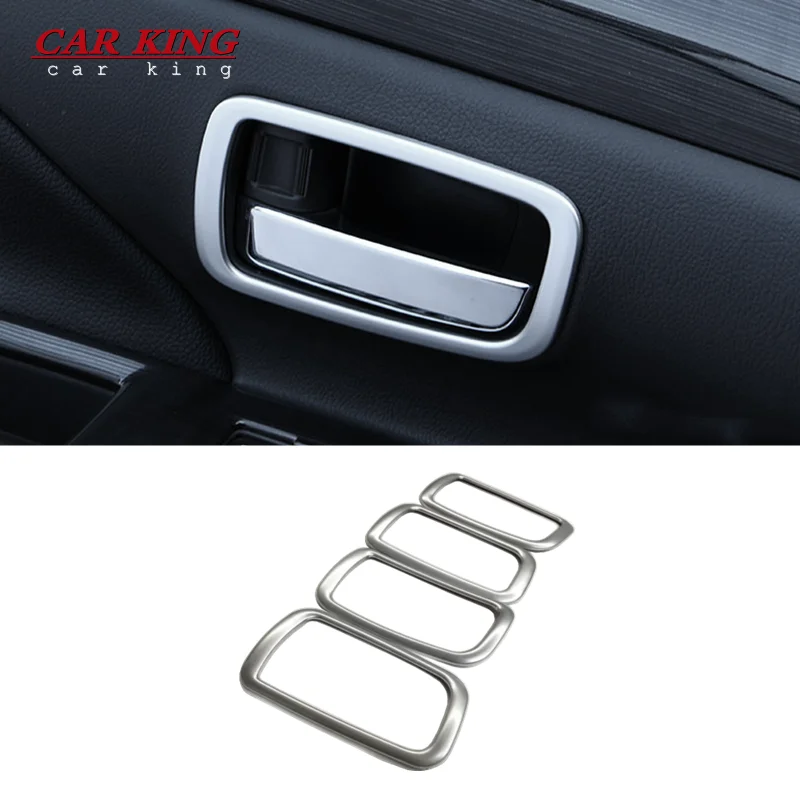 

For Mitsubishi Outlander 2014 2015 2016 2017-2019 ABS Chrome Inner Door Handle Catch Cover Bowl Cup Trim Decoration Car Styling