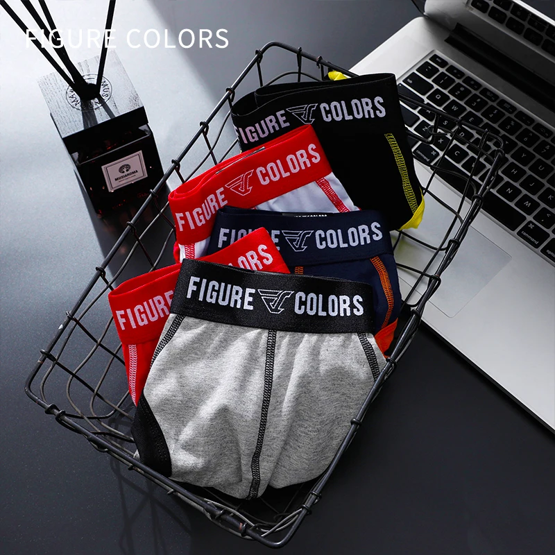 Brand high-quality cotton Underwear Men Brief Shorts Soft Breathable Mens Briefs Interior Low Waist Breathable U Convex Panties 3