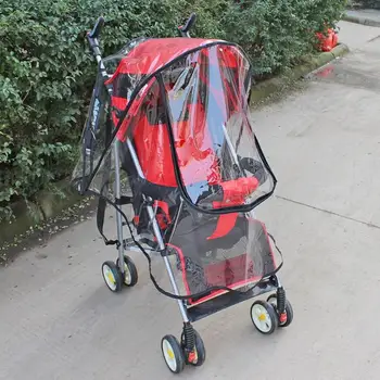 

Dustproof Raincoat Big Cart High Landscape Rain Cover Raincoat for Stroller Wheelchair Pushchair Accessory
