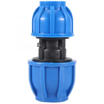 

Water Pipe Connector 5Pcs PE Plastic 25mm to 20mm Straight Connector Water Pipe Adapter Fitting Accessories
