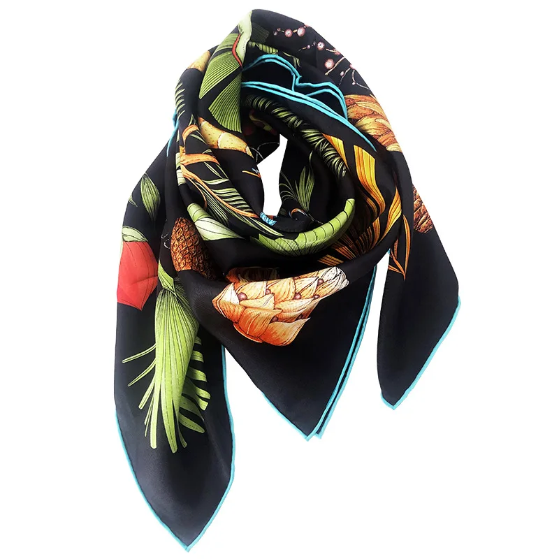 

KMS Immortal ~ 2020 early spring twill silk scarf silk scarf shawl 90*90CM/100G