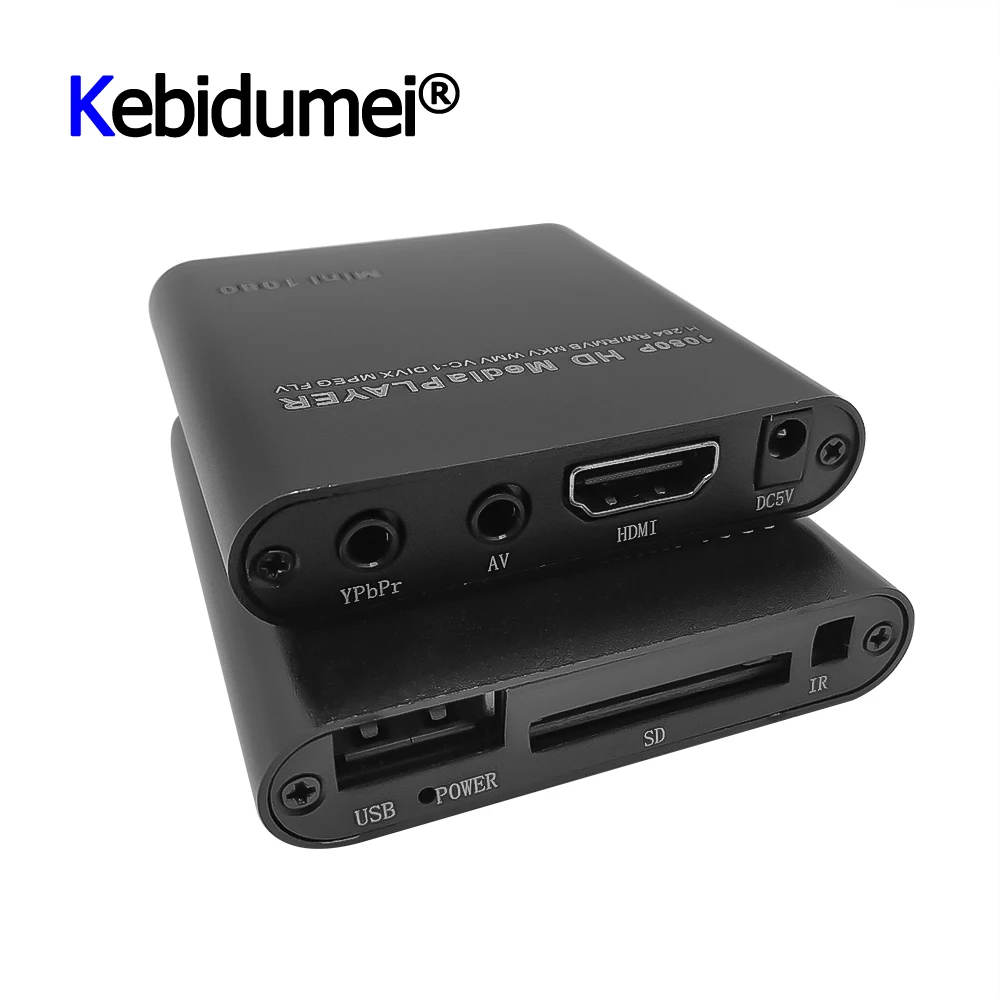 1080P HDD мультимедиа плеер Full HD USB внешний портативный медиа-плеер с HDMI-совместимый SD