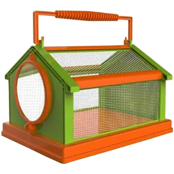 

DIY Insect Observation Cage House Bug Catcher Case Kit for Kids Science Nature Exploration Toy (Green)