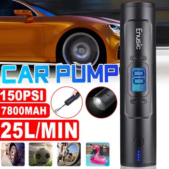 

12V 150PSI Auto-Inflation Air Pump Tire Inflator Cordless Portable Compressor Digital Car Tyre Pump for Car Bicycle Tires Balls