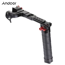 Andoer Aluminum Handle Sling Handgrip with Cold Shoe Universal 1/4 3/8 Interface Replacement for DJI Ronin S 2 / Ronin SC 2