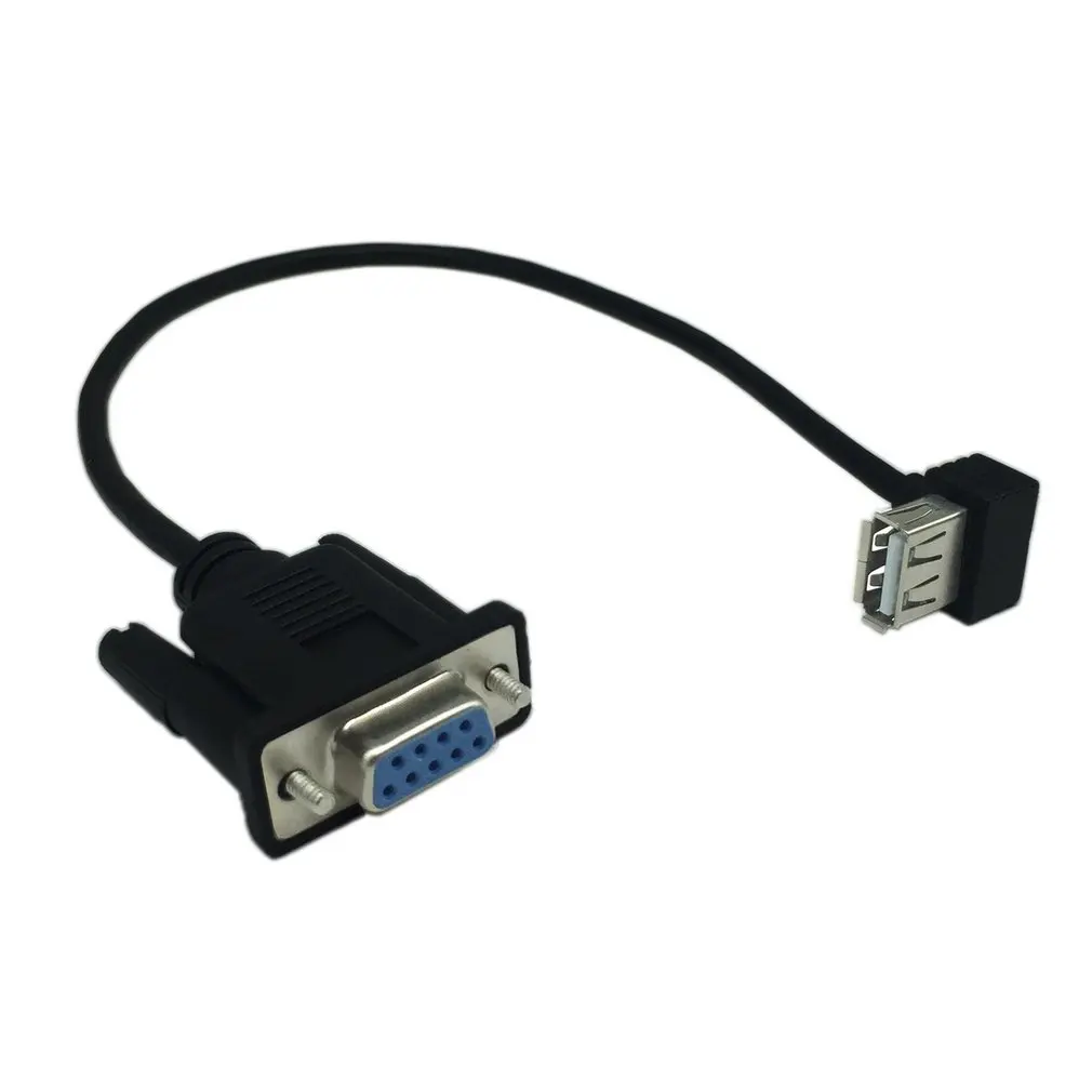USB 2 0 A Female TO RS232 DB9 последовательный кабель адаптер конвертер Встроенный FTDI чипсет