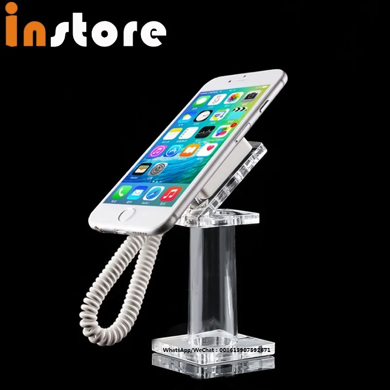 20 Pcs Cheap Magnetic Security Display Exhibitor Clear Holder Stand Universal For Shop Cellphone Dummy Mobile Phone