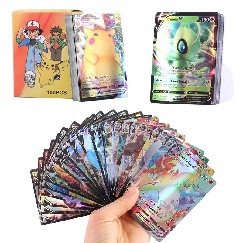 Новое поступление 2020 карта Pokemon 140 в 20EX 20MEGA 120GX французская и английская версии Tag