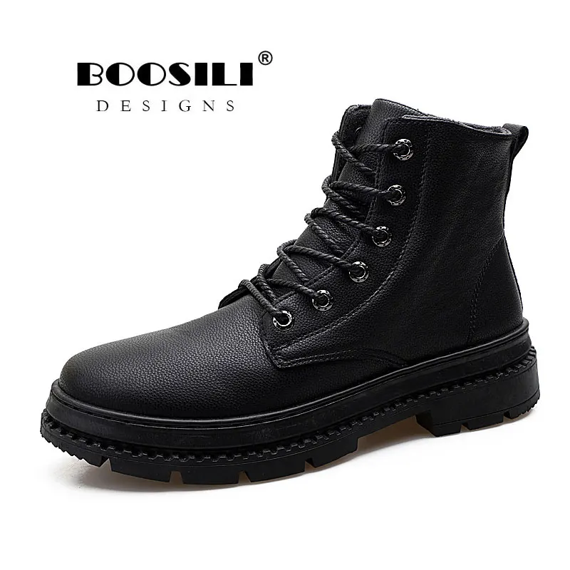 

Botas Hombre Limited Bota Masculina 2019 Mens Fur Warm Snow Boots Men Winter Work Shoes Footwear Fashion Rubber Ankle 39-44