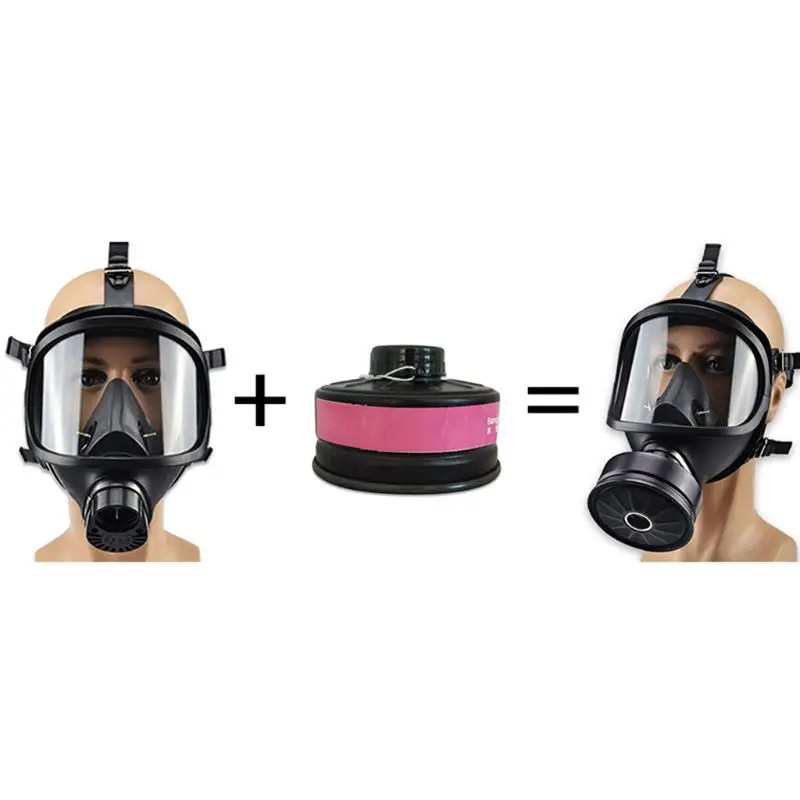 

Full Face Respirator Gas Mask for Painting Spary Smoke Fire Synthesis Protection PXPE
