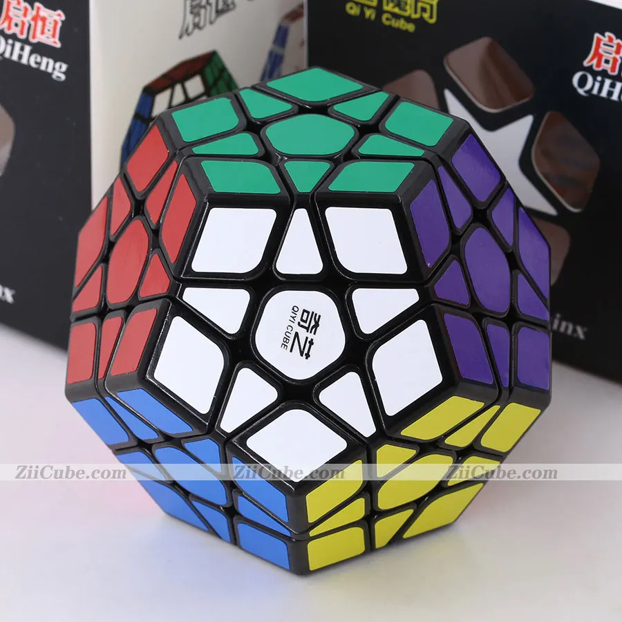 Волшебный куб головоломка QiYi XMD QiHeng S megaminxeds megamin x стикерная профессиональная