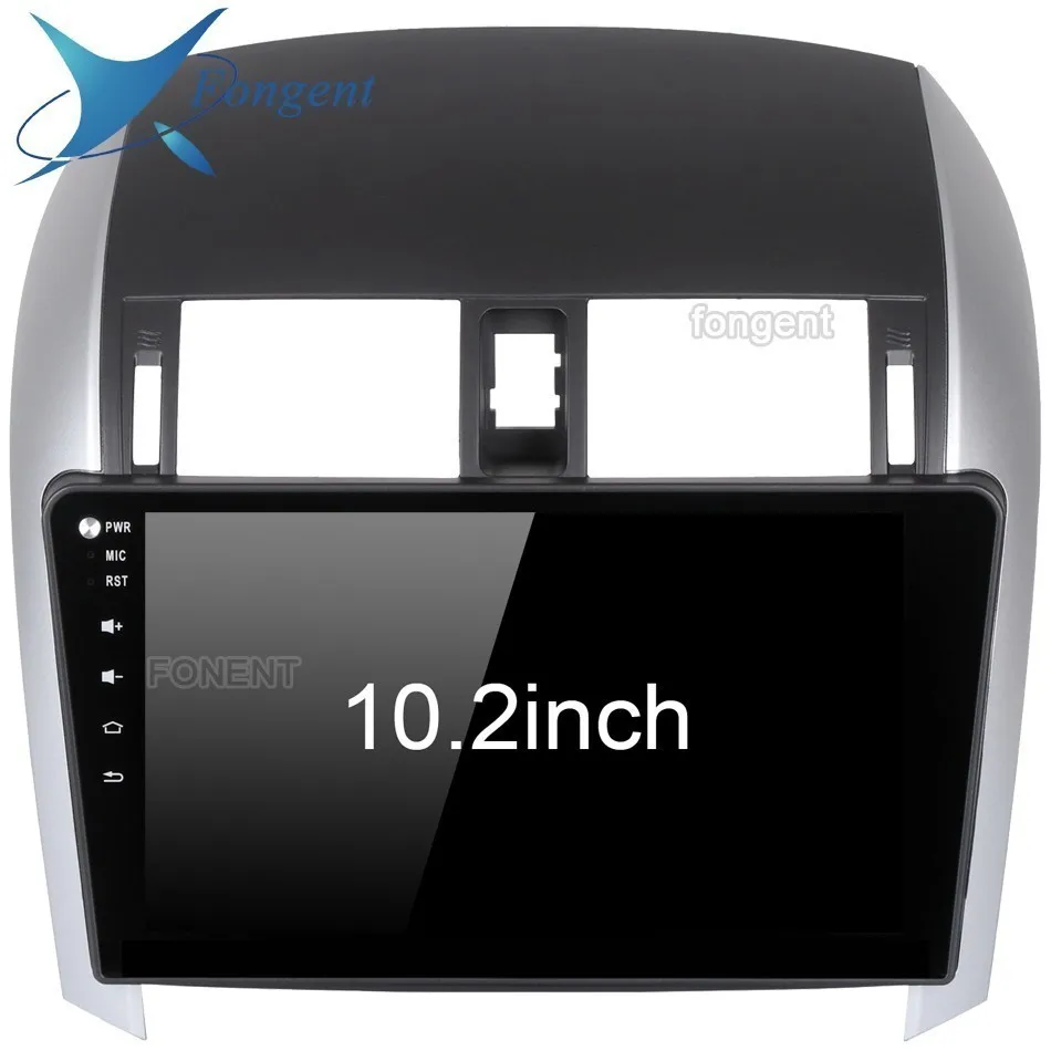 Для Toyota Corolla мультимедийный 2007 2008 2009 2010 2011 Автомобильный Радио Android 9,0 блок gps навигатор Авто Радио мультимедийный плеер DRS