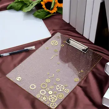 

Resin Mold Notebook Cover Epoxy Mold Clipboard Mold Clear Casting Resin Molds Silicone Mold for DIY Crafts