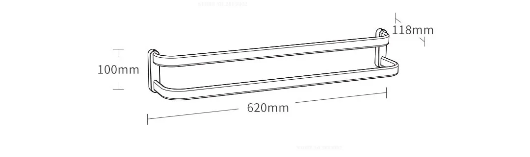 Xiaomi Youpin diiib алюминиевый сплав Набор подвесок для ванной легко получить ванную комнату без гвоздей DIY Два цвета на выбор пространство Алюминий