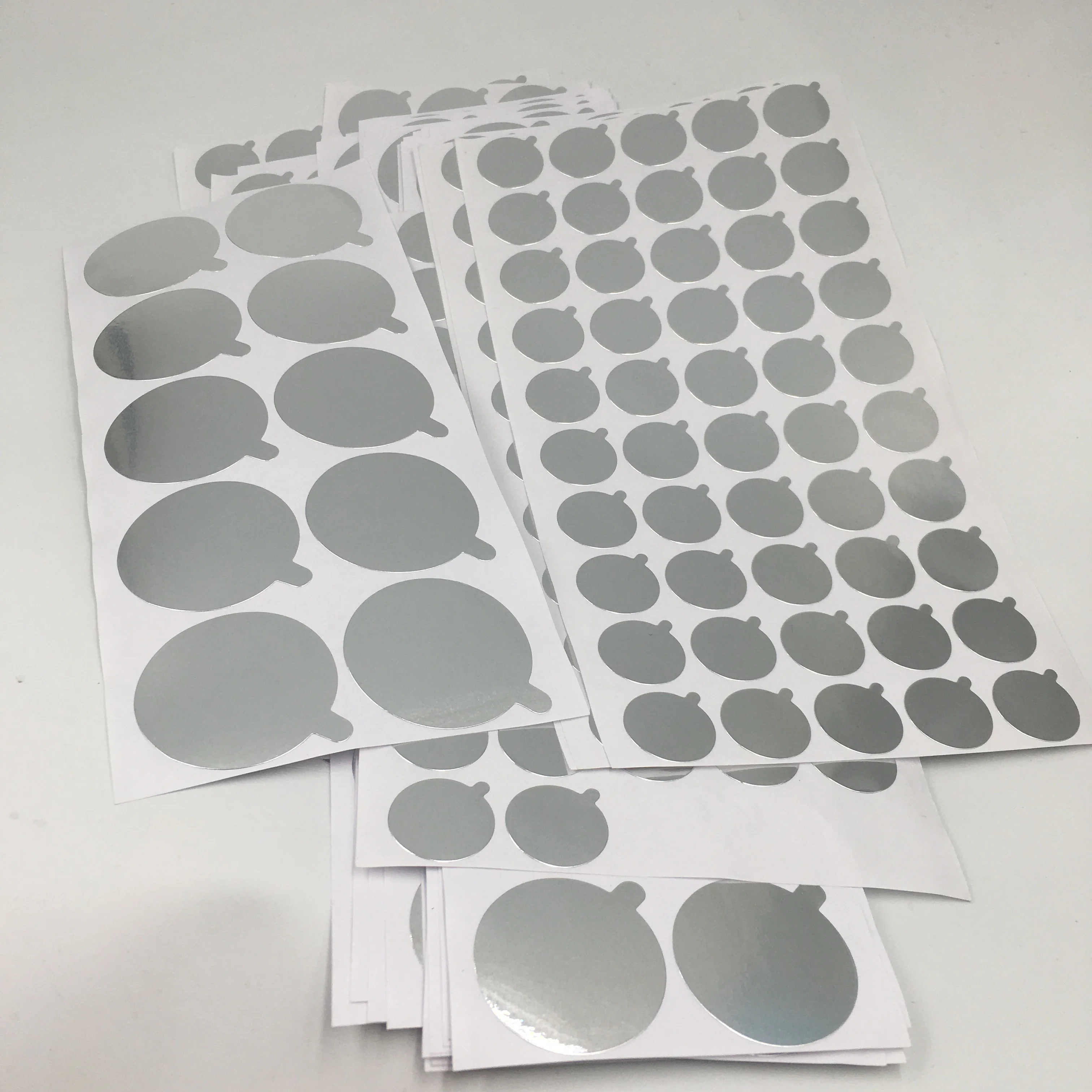 9MM 11MM 13MM 15MM 22MM 32MM 38MM Foil Sealing Sticker for Soft Tube bottles Mouth Seal Adhesive Stopper Stickers aluminum foil sealing sticker