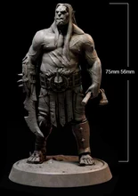 

1/24 75mm 1/32 56mm Resin Model ORC Warrior Figure Unpainted RW-147