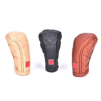 

Car Shift Knob Gear Lever Stick Cover Leather Shifter Protective Anti-slip Sleeve 3 Colors High Quality Manual Shift Lever 4