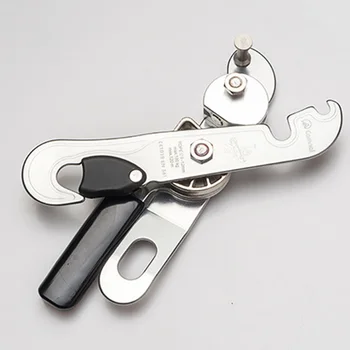 

Outdoor Rock Climbing Descent Device Manual Control Braking Stop Descender 25KN High Load Capacity