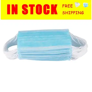 

Disposable Mask 3 Layer Soft Breathable Anti Masks Anti Flu Anti Infection Flu Hygiene Face Protective Safety