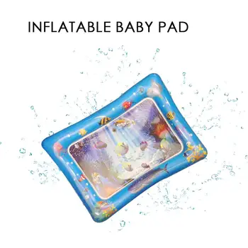 

Baby Inflatable Water Play Mat Infant Gym Playmat Kids Thicken PVC Creative Dual Use Patted Pad Toy Toddler Funny Cushion Toy