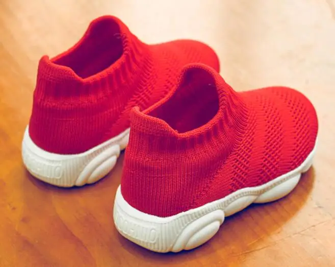 Красный Детские кроссовки для девочек; обувь инструкторов; Enfant Small Foot - Цвет: Красный