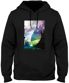 

My Neighbor Totoro Japanese Anime Men Women Unisex 319 Funny 100% Cotton Hoodies & Sweatshirts