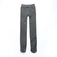 Осенние леггинсы для маленьких девочек Мягкие штаны детские милые плотные эластичные однотонные леггинсы с принтом новое поступление