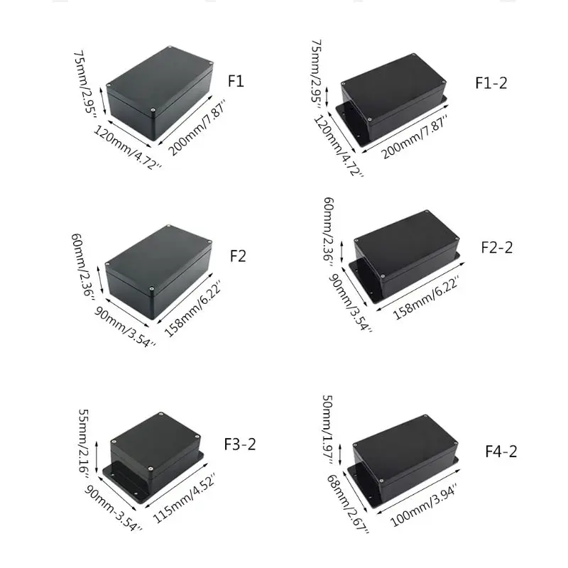 Outdoor DIY Monitoring Junction Box IP67 Waterproof Dustproof Enclosure Case afbeelding