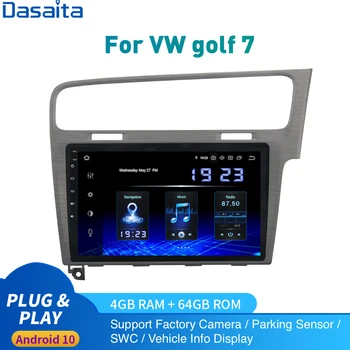 

Android 10 Car Radio GPS for VW Golf 7 Right Hand Drive Multimedia 2013 - 2017 Golf7 RHD Stereo DSP HD IPS Carplay HDMI 4Gb+64Gb