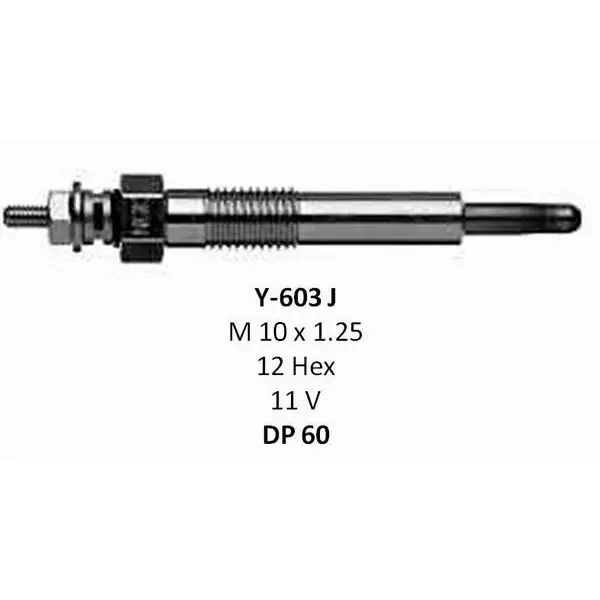 Свеча накаливания Opel Astra/Vectra, Mazda 323 1.5-1.7D/TD 85-00
