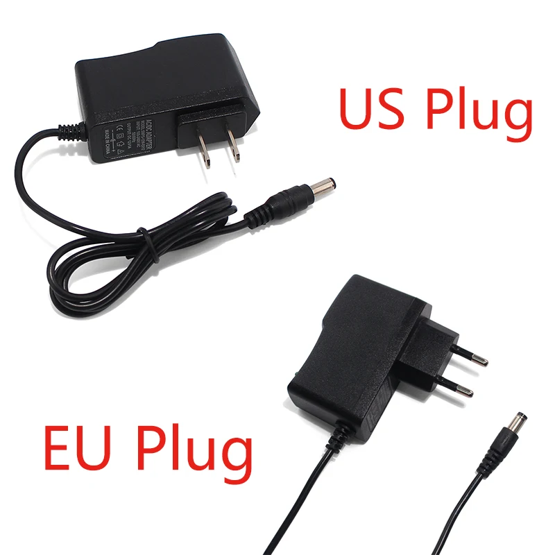 Ac100 240v 12v 1a 12w Dc Ac адаптеры Dc12v Us Eu Plug Универсальный блок питания для светодиодных