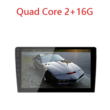 Quad Core 2G 16G 2 Din 10," Android 8,1 Универсальный Автомобильный Wifi/gps/AM& FM RDS/Bluetooth/музыка и видео плеер sd-карта и USB/AUX/RCA - Название цвета: Quad Core 2G 16G