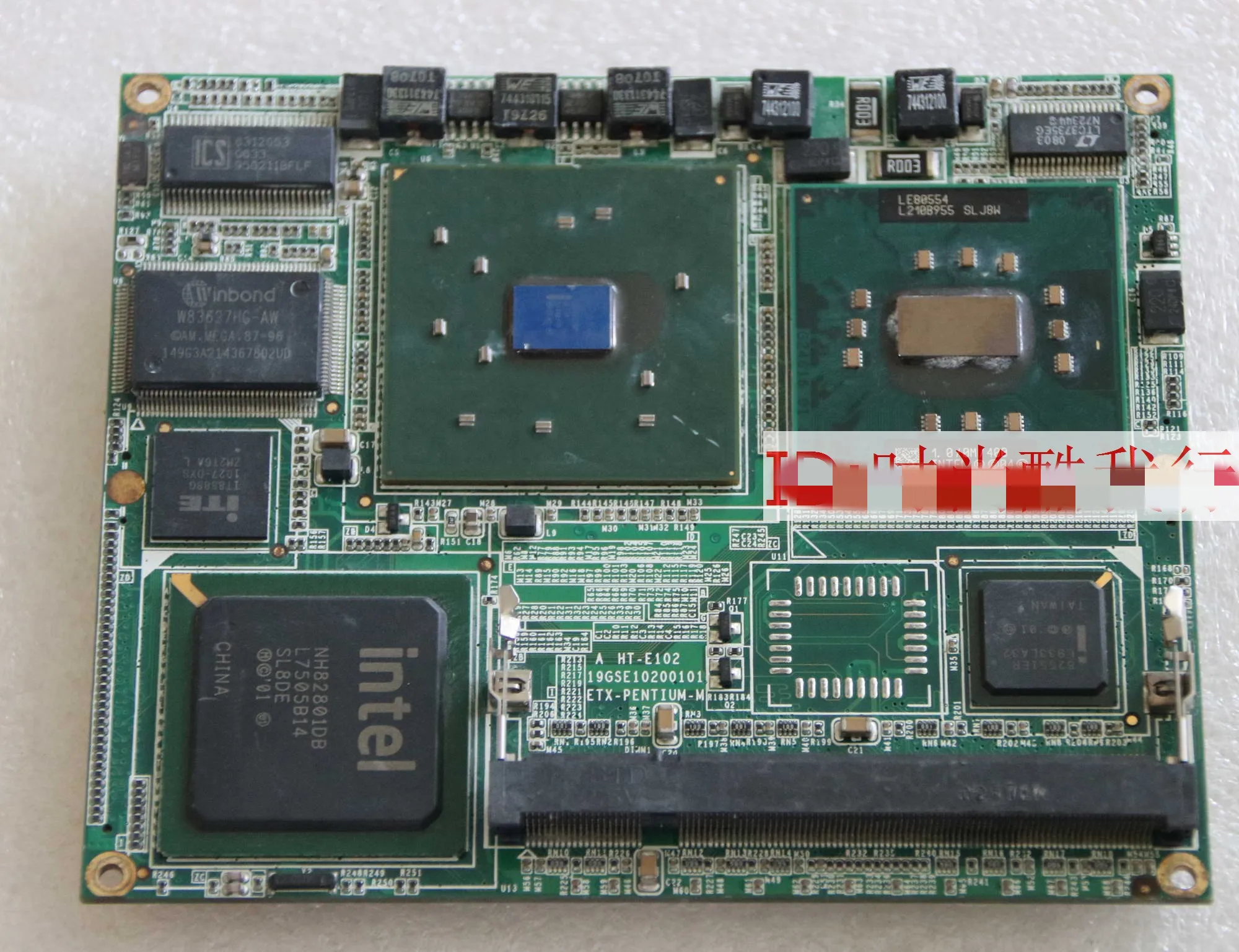

ETX-PENTIUM-M 19GSE10200101 HT-E102 оборудование, материнская плата промышленного контроля