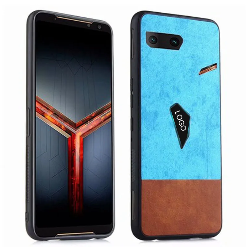 Чехол для Asus ROG Phone2 ZS660KL силиконовый синего цвета мягкий чехол для телефона Asus ROG 2 игровые телефонные футляры