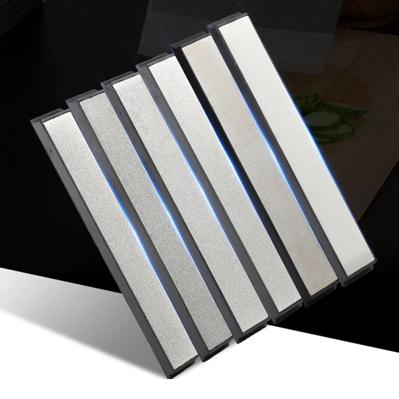 Goede 6 stks set Van Professionele Diamant Messenslijper Set Fix Hoek Machine voor Slijpen Messen Keuken Slijpsteen