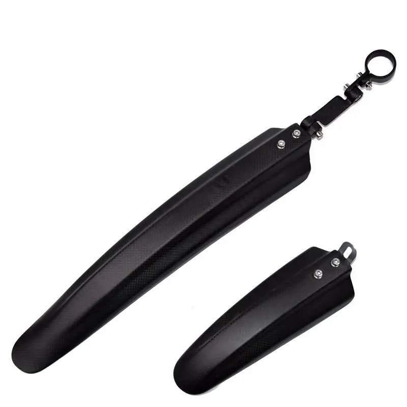 

NO LOGO 3k full carbon fiber bicycle Quick Release mudapron Adjustable splash guard MTB road Mudguard bike Fenders accessories