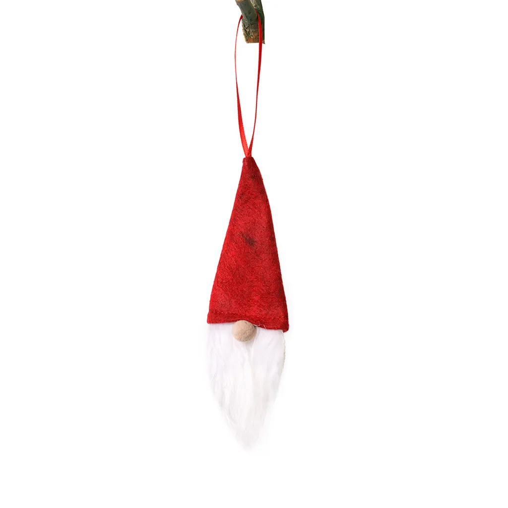 Рождественский Санта счастливый гномы для украшения крышка для бутылки с красным вином фестиваль вечерние рождественские окна витрина кукла подвеска с Санта-Клаусом#15