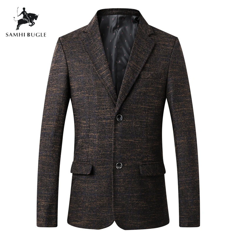 

Men Blazer 2019 Boutique Plaid Formal Business Blazer / Men Suit Coat / Wedding Dress Mens Solid Color Suit Jackets