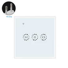 Голосовое управление окно обратного отсчета занавес переключатель Ролик затвора ABS сенсорный цикл синхронизации набор времени wifi RC Интеллектуальный огнестойкий