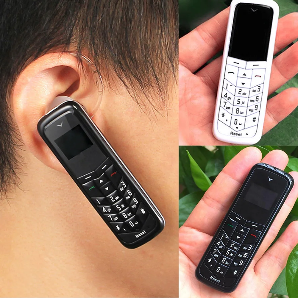 Беспроводная гарнитура bluetooth dialer стерео мини наушники карманный телефон
