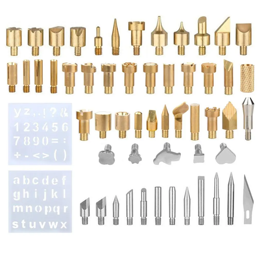 57 шт. Набор насадок для рисования резьба гравировка кисть специальная надпись живопись пирография Электрический Набор насадок